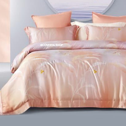 Bed Cover Set Organic Premium Tencel Extra King Size 200x200x40cm