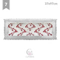 Taplak Meja Tamu Mewah Motif Aesthetic 37x97cm - Renda B003-030
