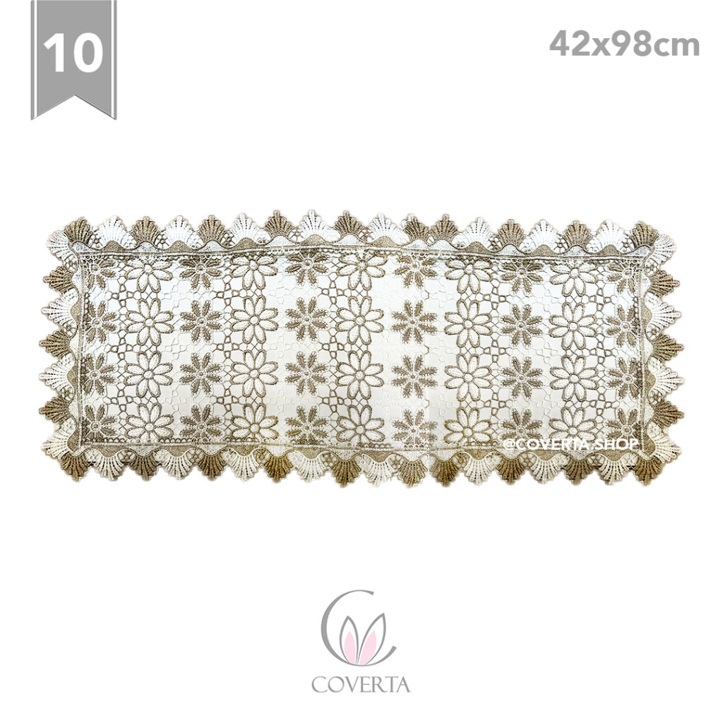 Taplak Meja Tamu Lace 45x100cm