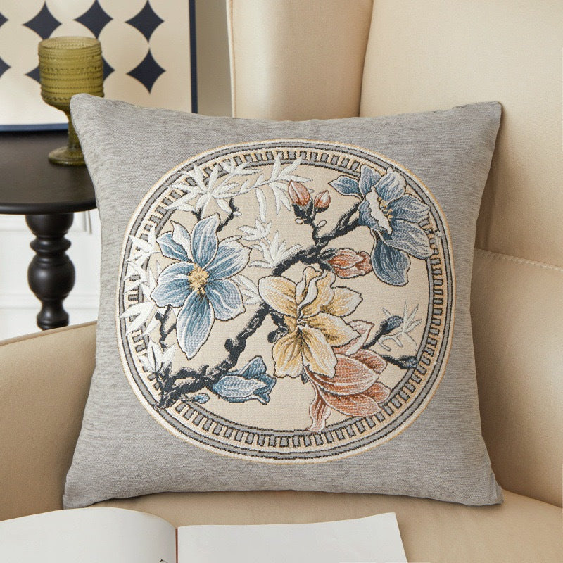 Sarung Bantal Kursi Sofa Belgi Classic Flower 45x45cm