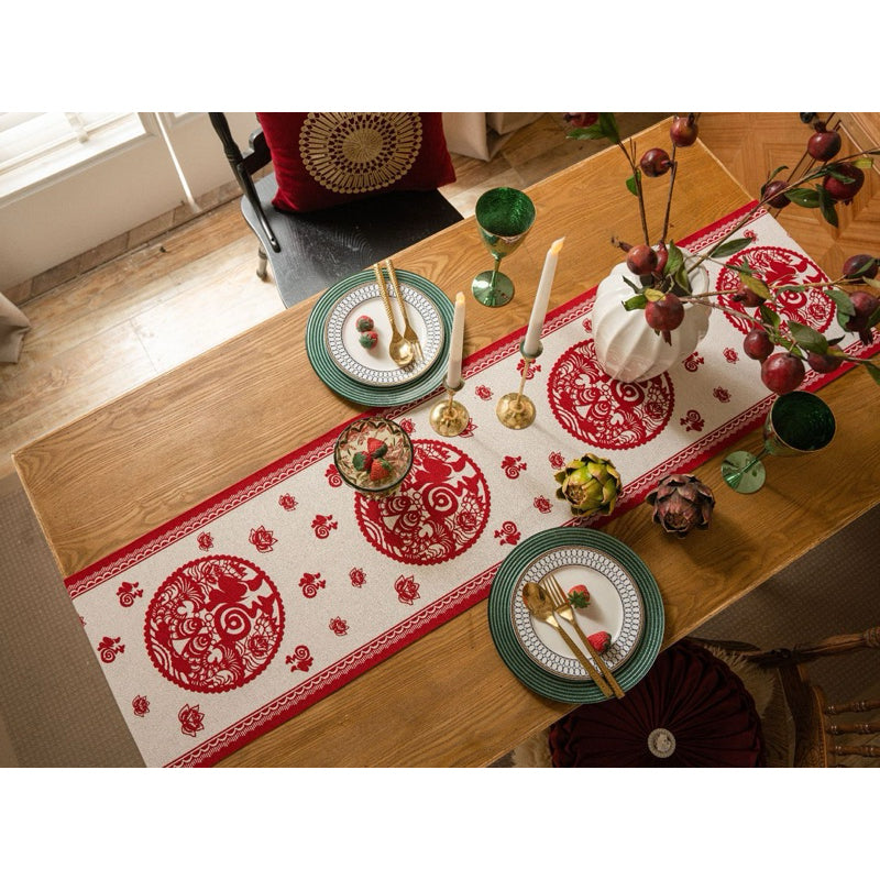 Table Runner Aesthetic | Taplak Meja Estetik Motif Fortune