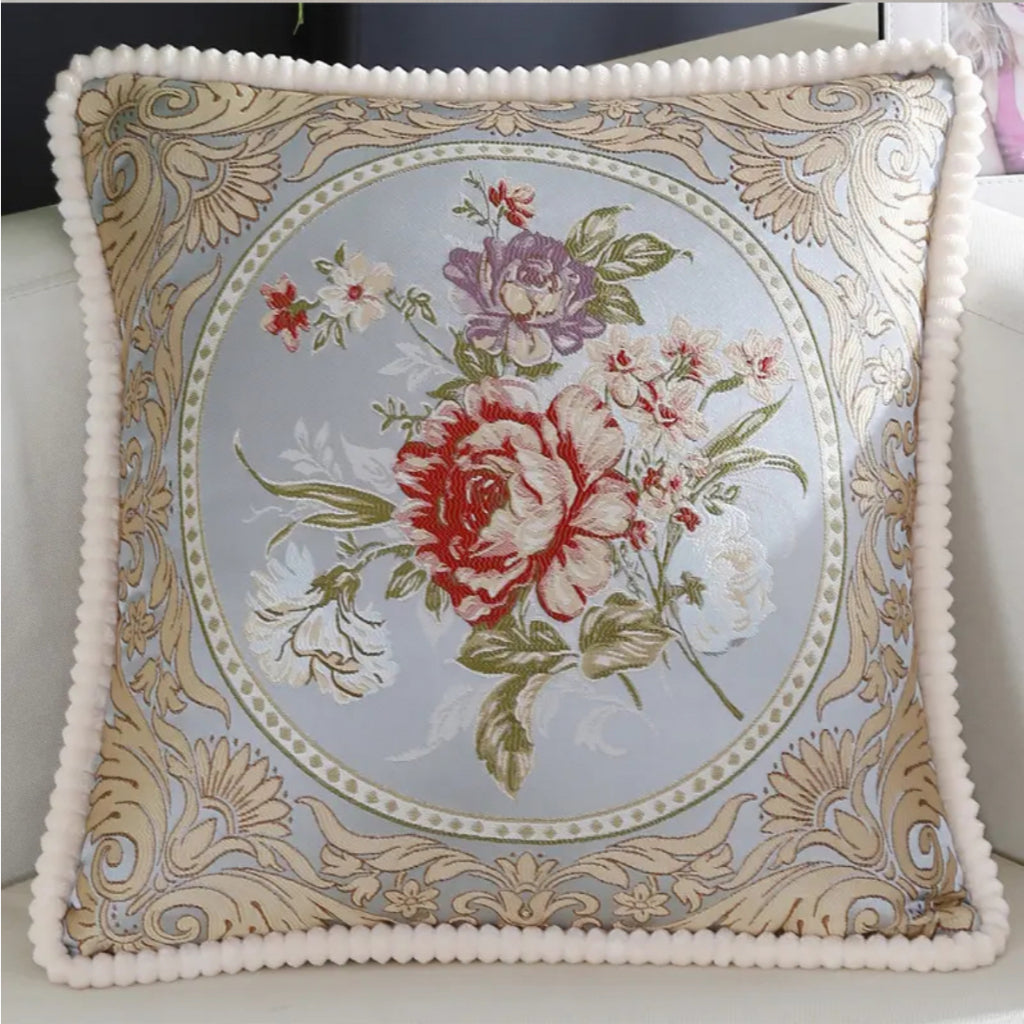Sarung Bantal Kursi Sofa Belgi Classic Flower 45x45cm