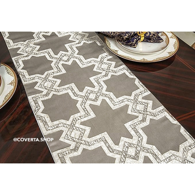 Taplak Meja Makan Mewah Table Runner Moroccan