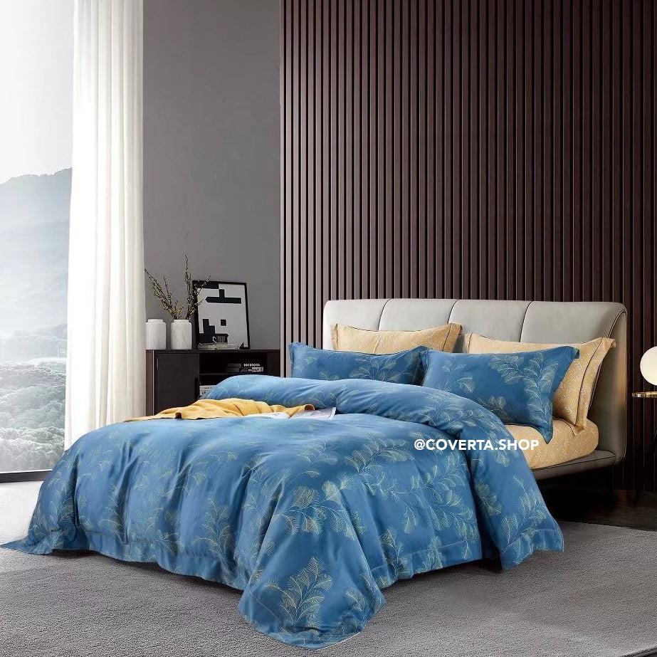 Bed Cover Set Organic Premium Tencel Extra King Size 200x200x40cm