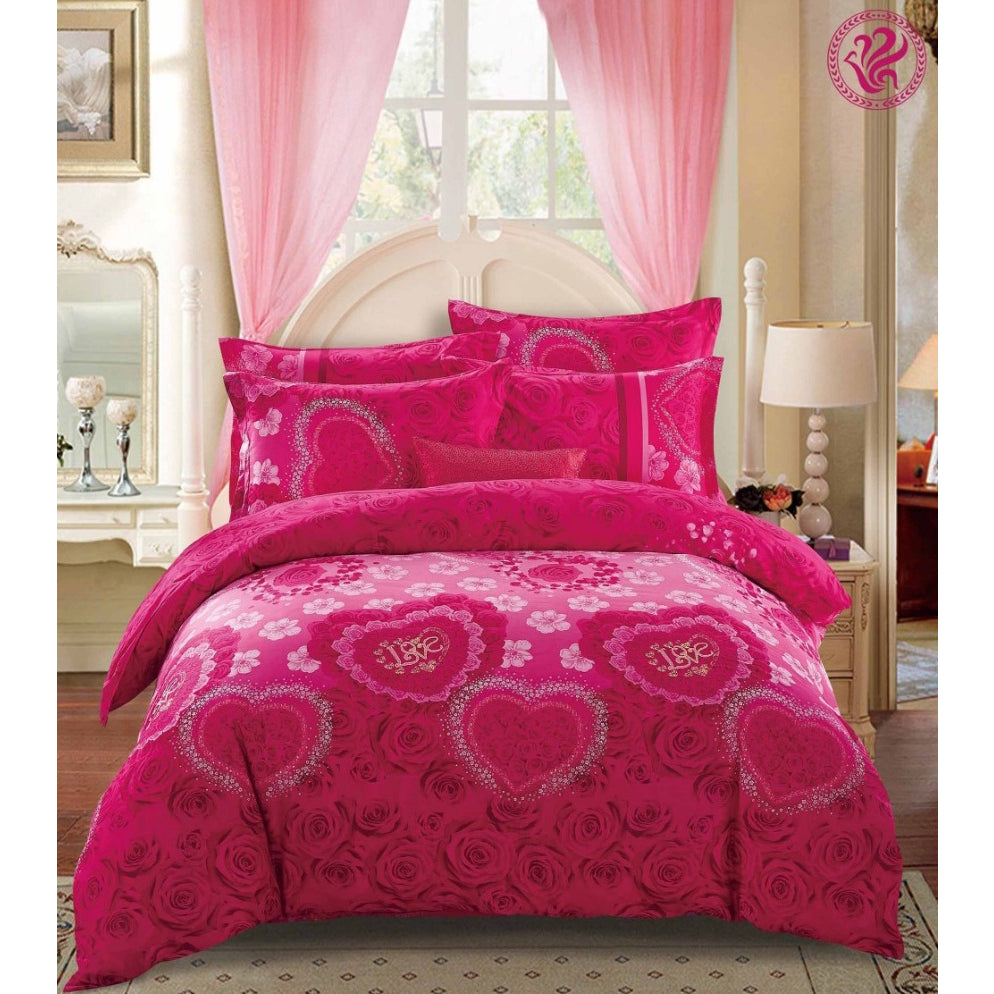 Bed Cover Set Pengantin Katun Jepang - 160/180/200x200x40cm