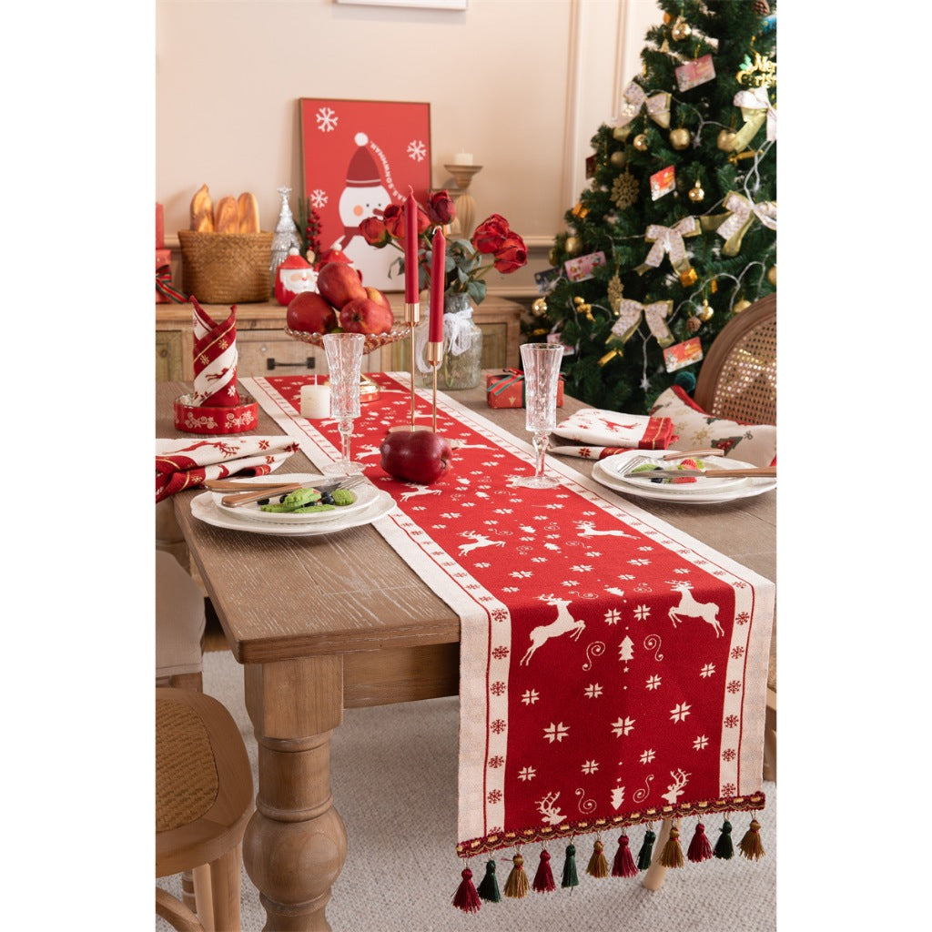 Table Runner Natal Premium Series | Taplak Meja Dekorasi Natal Christmas Ornament