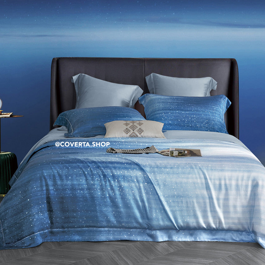 Bed Cover Set Sutera Organic Premium Tencel King Size 180x200x40cm