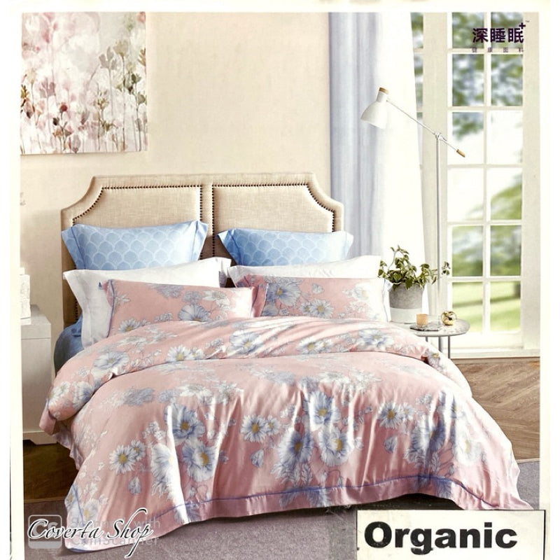Sprei Tncl Sutra Organik 60S Tinggi 40cm Untuk SpringBed KingKoil