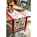 Taplak Meja Natal Premium Series Motif Snowman | Table Runner Christmas Dekorasi Natal
