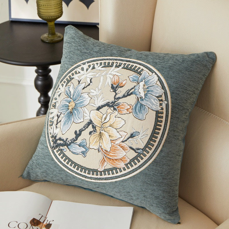 Sarung Bantal Kursi Sofa Belgi Classic Flower 45x45cm