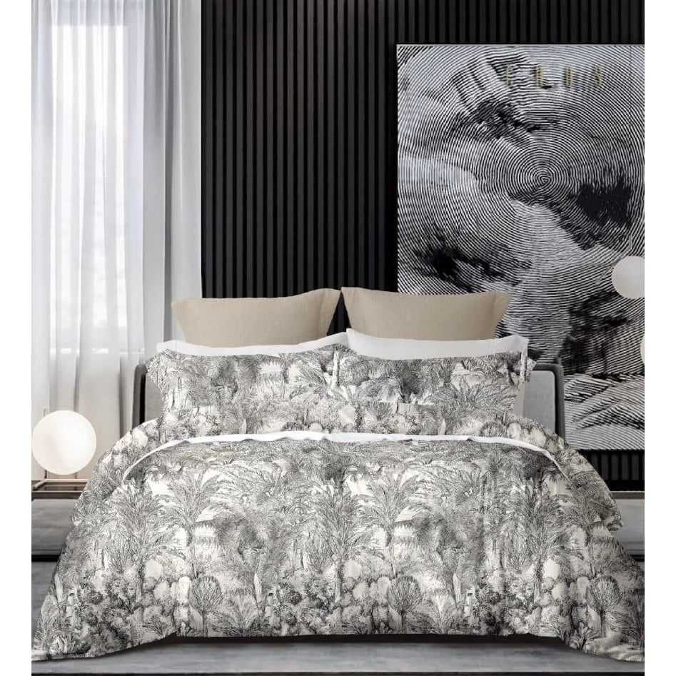 Bedcover Set + Sprei TENCEL Lyocell Tinggi 40cm 60s Isi Microfiber