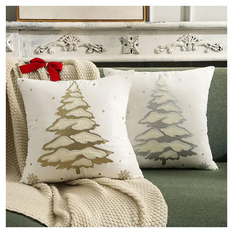 Sarung Bantal Kursi Sofa Christmas Natal - Cover Sarung Bantal 45x45 Dekorasi Natal Premium Series