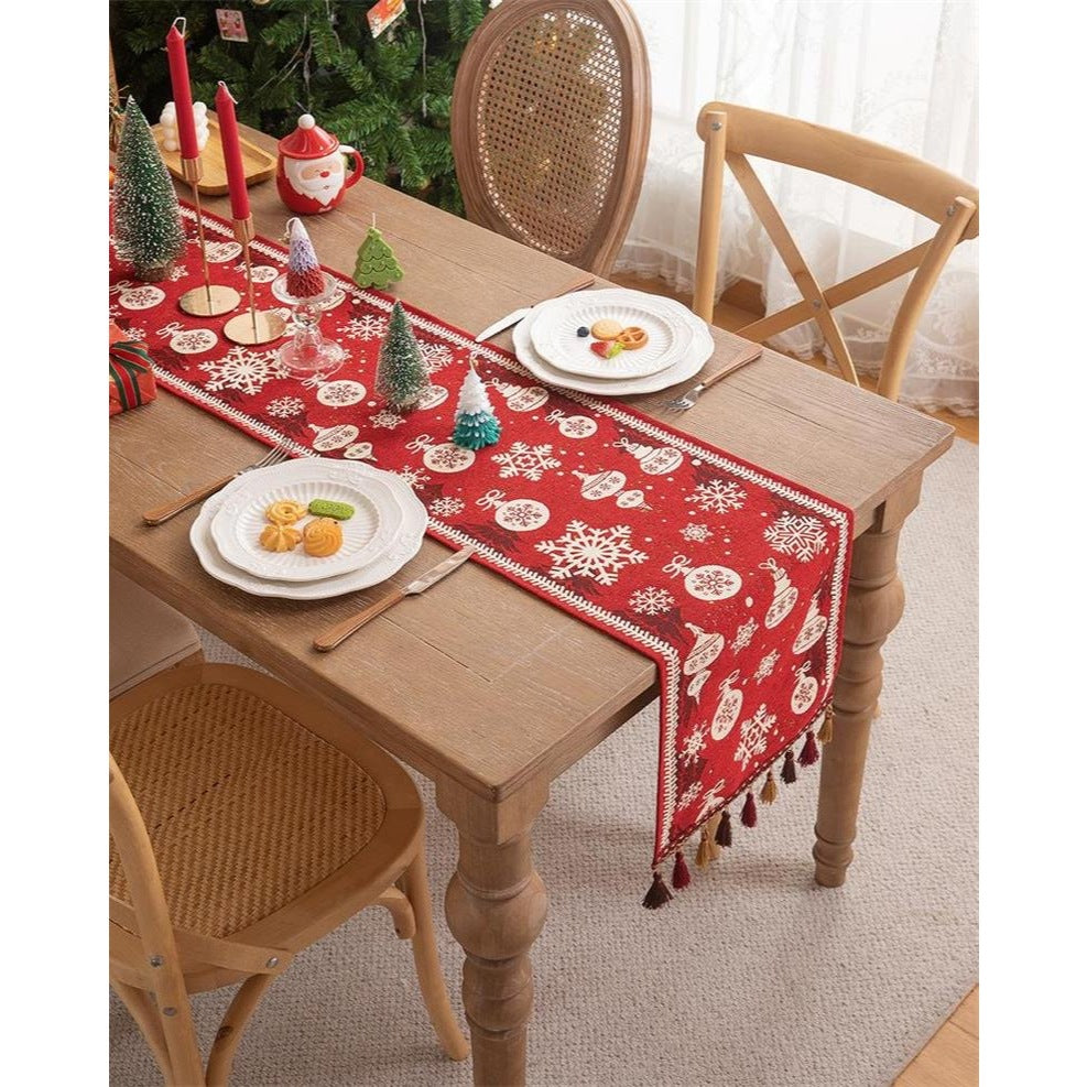 Table Runner Natal Premium Series | Taplak Meja Dekorasi Natal Christmas Ornament