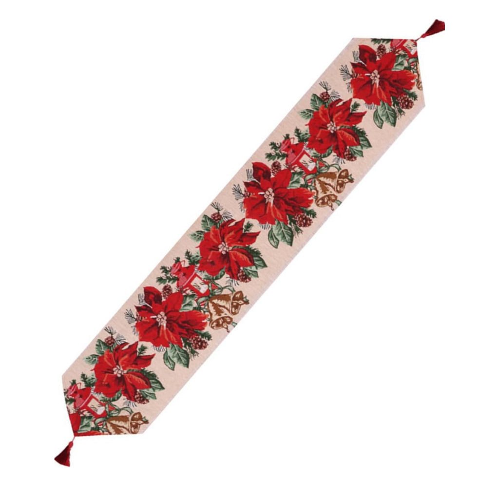 Taplak Meja Dekorasi Natal | Table Runner Christmas Snowman