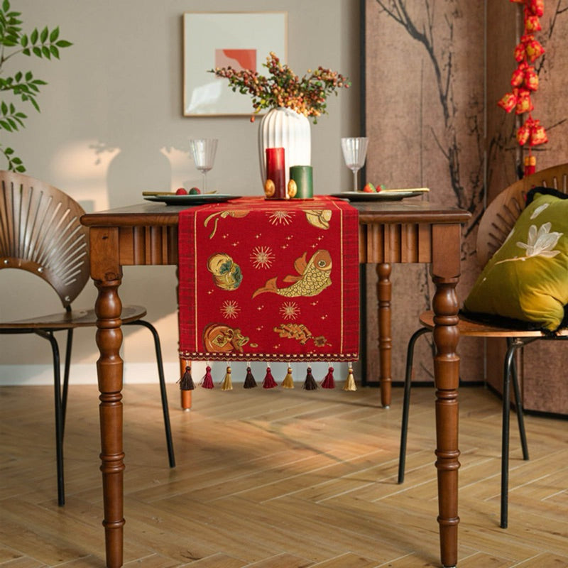 Table Runner Aesthetic | Taplak Meja Estetik Motif Fortune