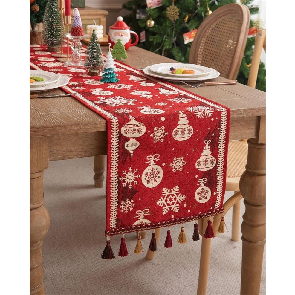 Table Runner Natal Premium Series | Taplak Meja Dekorasi Natal Christmas Ornament