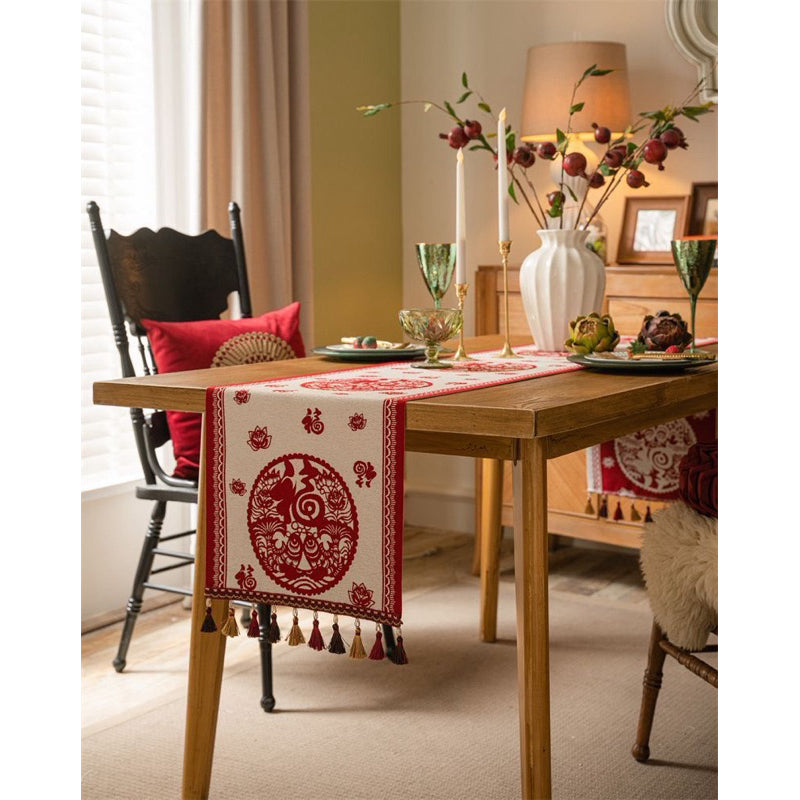 Table Runner Aesthetic | Taplak Meja Estetik Motif Fortune