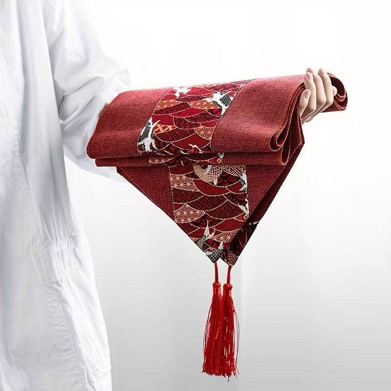 Table Runner Aesthetic Kyoto - Taplak Meja Panjang CNY