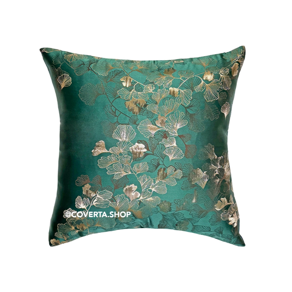 Sarung Bantal 45x45 cm Sofa Motif Ginkgo – Dekorasi Rumah Idul Fitri