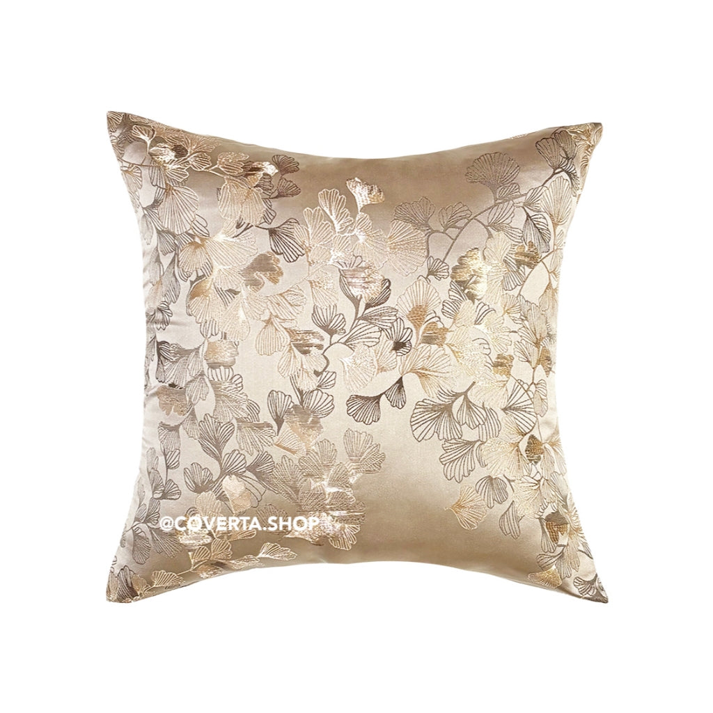 Sarung Bantal 45x45 cm Sofa Motif Ginkgo – Dekorasi Rumah Idul Fitri
