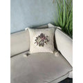 Sarung Bantal Sofa Mewah Motif Classic Floral PREMIUM - Cover Bantal 45x45cm Elegan