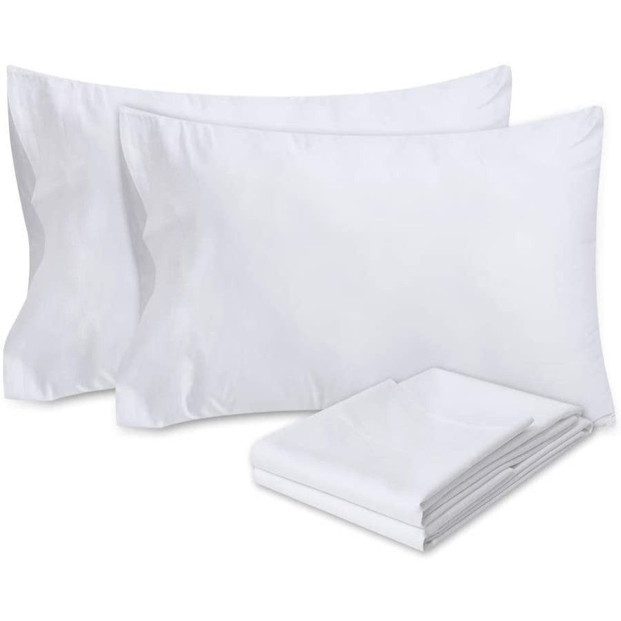 Sarung Bantal Hotel Putih Polos Katun