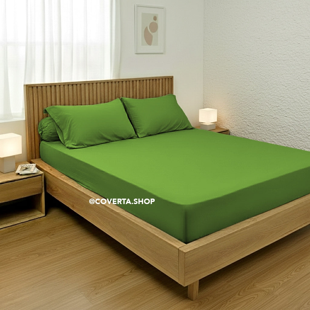 Sprei Hotel Polos Warna Katun 160/180/200x200x30cm