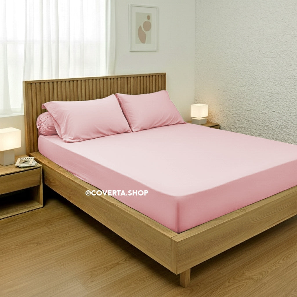 Sprei Polos Aneka Warna Katun 90/100/120x200 tinggi 30cm