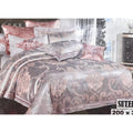 Bed Cover Pengantin Sutera Silk Import  - Extra King Size 200x200x40cm
