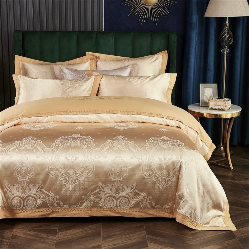 Bed Cover Pengantin Sutera Silk Import  - Extra King Size 200x200x40cm