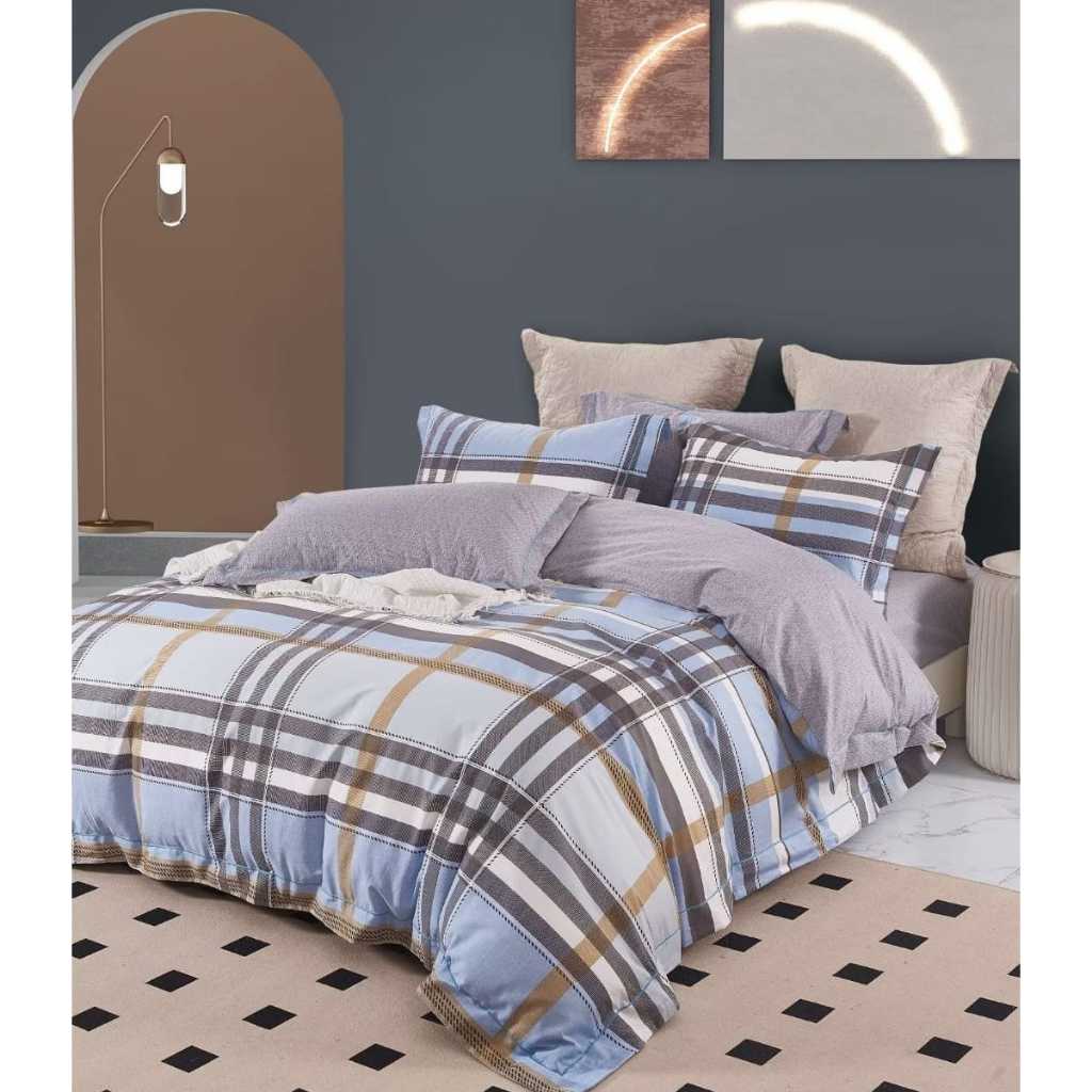 Bed Cover Set Katun Jepang - Single Size -  90x200 / 100x200 / 120x200 - Nyaman & Lembut - Sprei Katun Jepang Berkualitas Terbaik