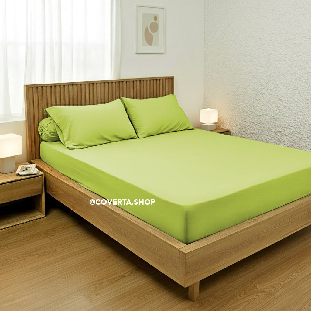 Sprei Hotel Polos Warna Katun 160/180/200x200x30cm