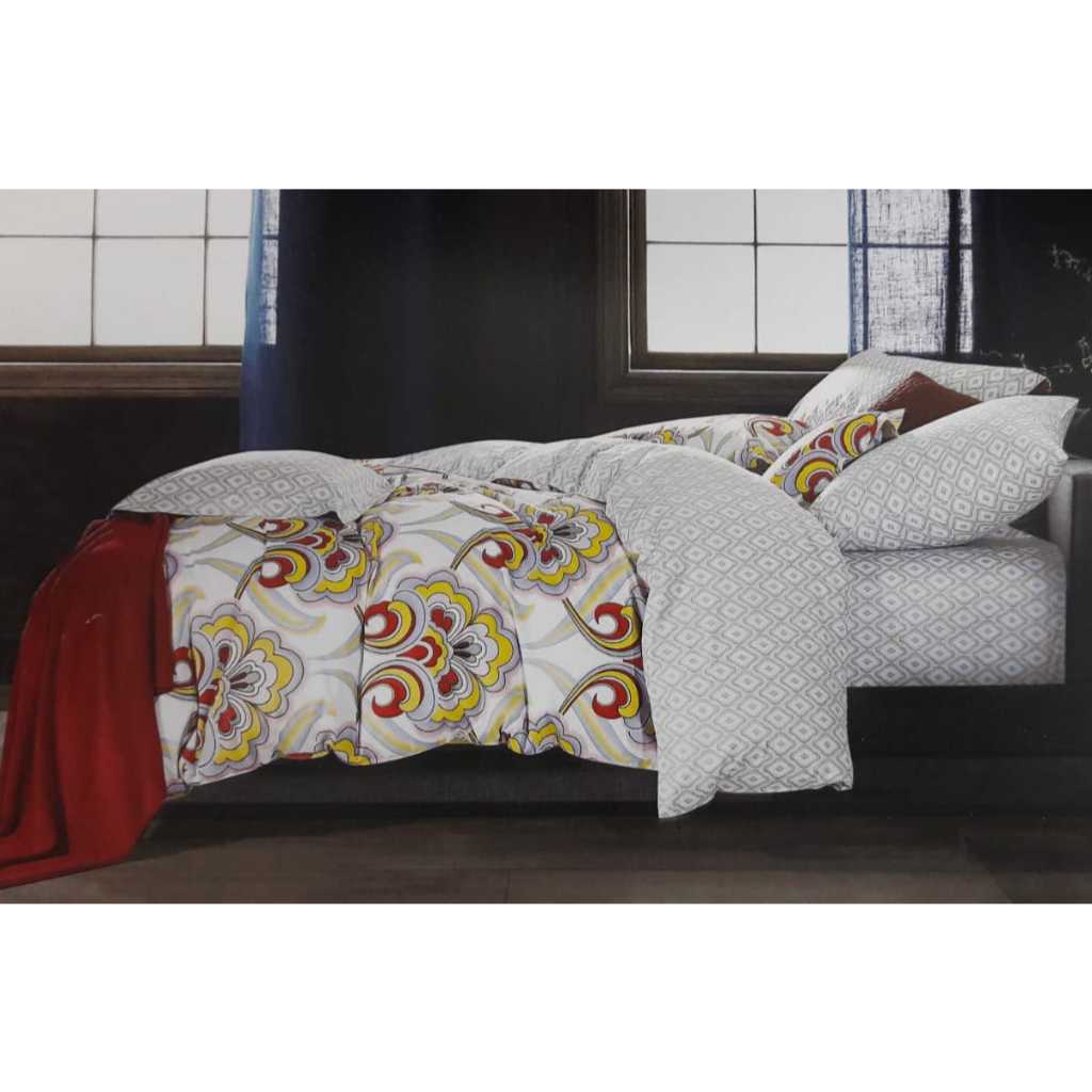 Bed Cover Set Katun Jepang - Single Size -  90x200 / 100x200 / 120x200 - Nyaman & Lembut - Sprei Katun Jepang Berkualitas Terbaik