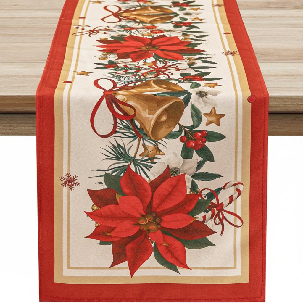 Taplak Meja Natal Printed - Table Runner Christmas