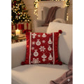 Sarung Bantal Sofa Christmas Dekorasi Natal Ruang Tamu 45X45CM