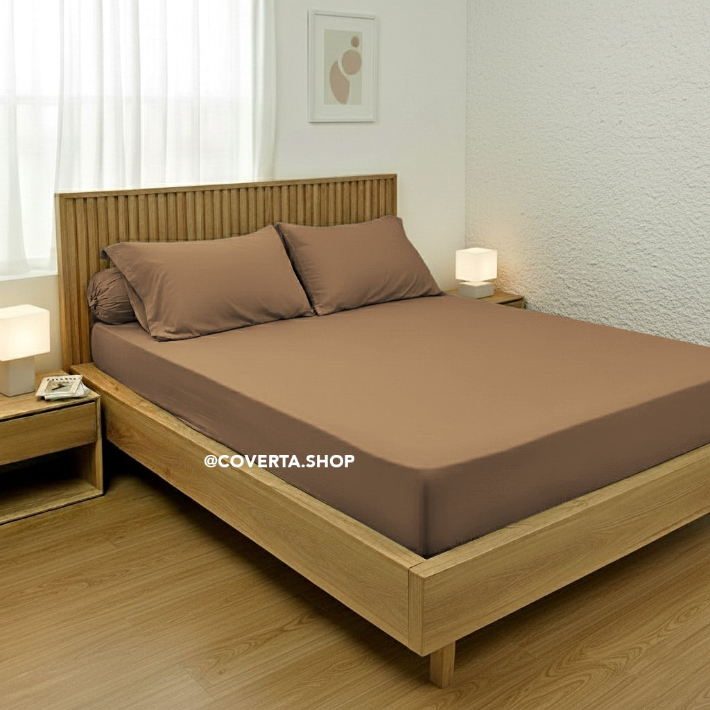 Sprei Polos Aneka Warna Katun 90/100/120x200 tinggi 30cm