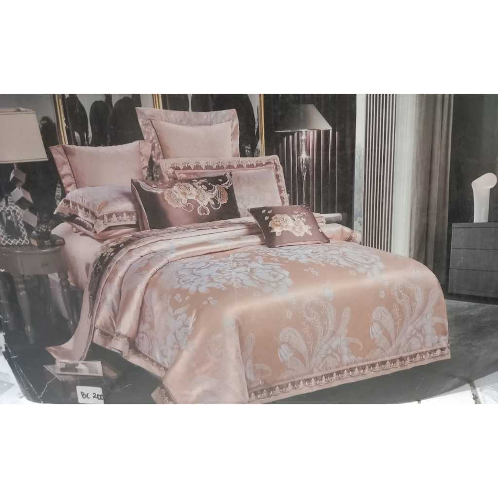 Set Bedcover Sutra Extra King Size 200x200x40cm