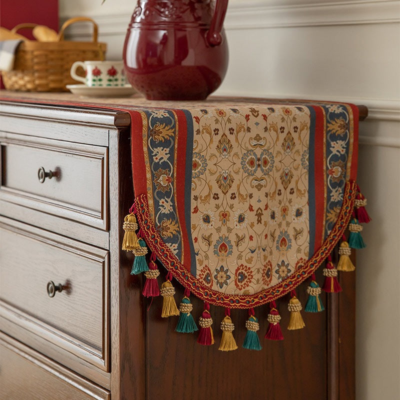 Taplak Meja Imlek Premium Table Runner Series Motif Estetik Dekorasi Rumah Material Premium Tebal Awet Cocok untuk Meja Panjang Makan Tamu
