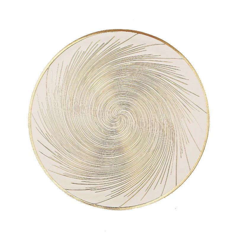 Placemat Waterproof Aesthetic | Tatakan Piring Anti Noda | Table Mat Elegant | Alas Meja Makan