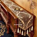 Table Runner Hurrem Premium Motif Klasik - Dekorasi Meja Panjang Elegan