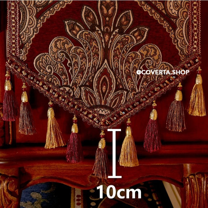 Table Runner Hurrem Premium Motif Klasik - Dekorasi Meja Panjang Elegan