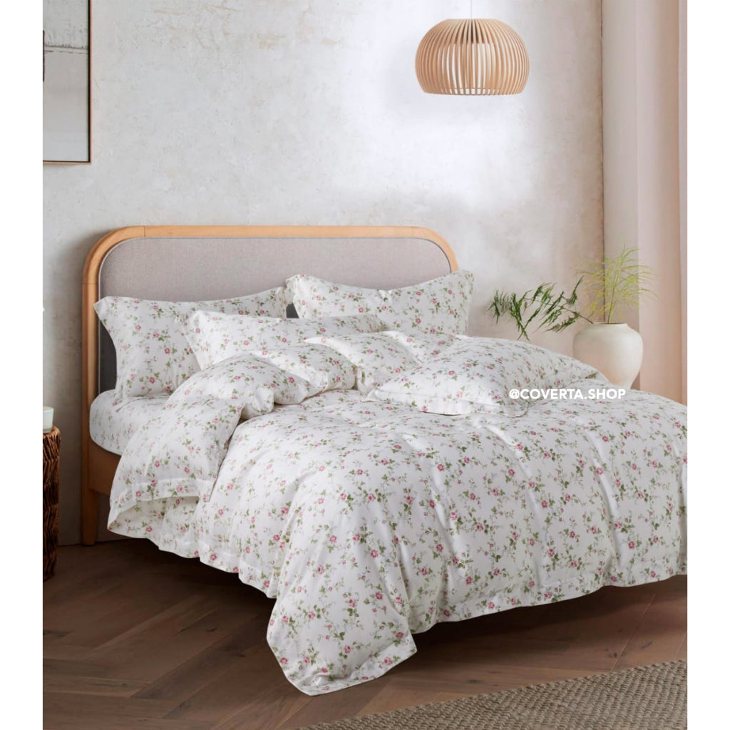 Bedcover Set + Sprei TENCEL Lyocell Tinggi 40cm 60s Isi Microfiber