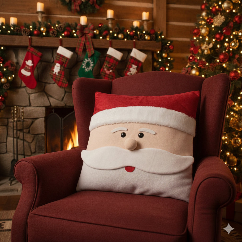 Sarung Bantal Sofa Christmas Dekorasi Natal Ruang Tamu 45X45CM