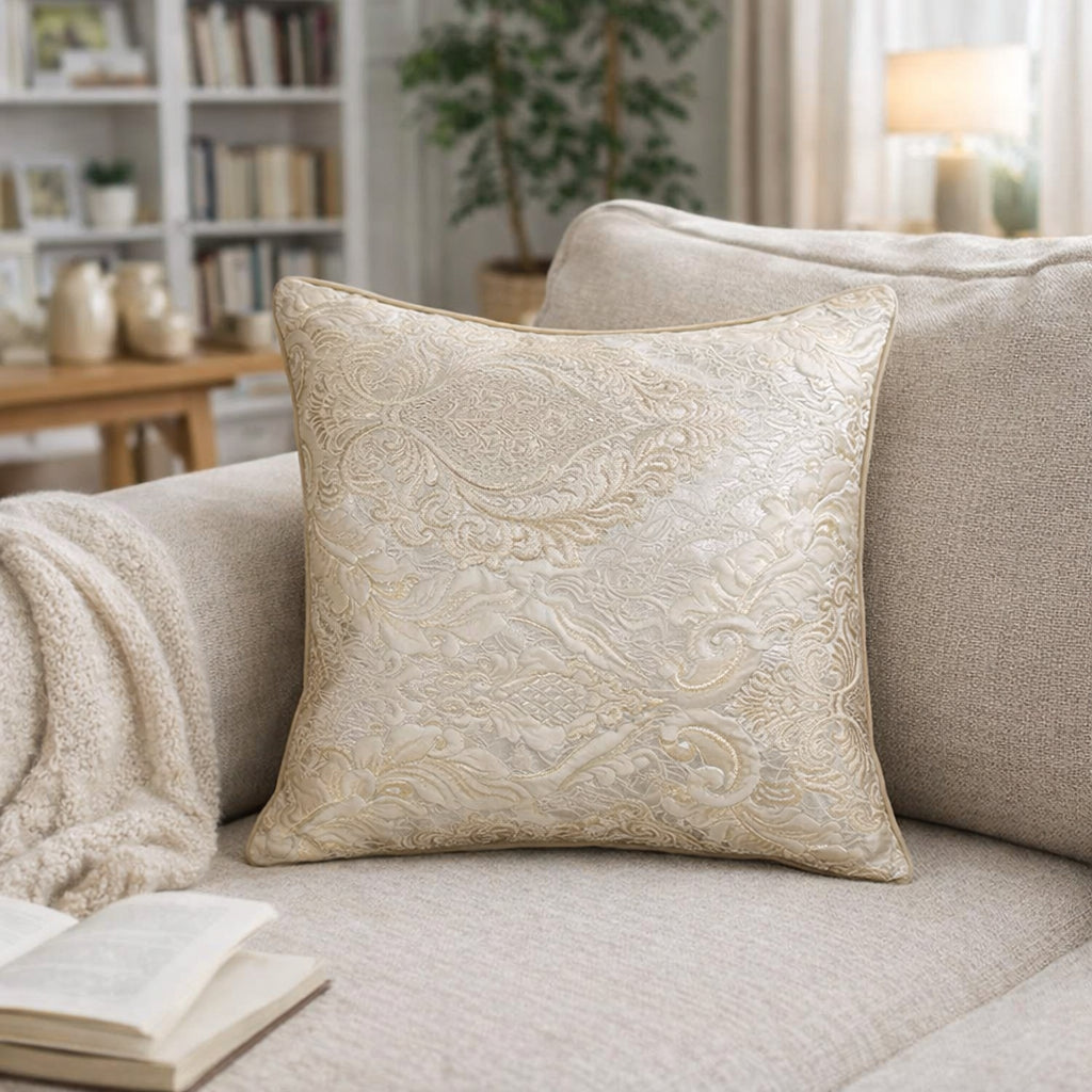 Sarung Bantal Sofa Victorian Mewah - Cover Bantal Dekorasi 45x45cm untuk Ruang Tamu