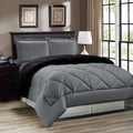 Bed Cover Set Polos Hotel - Kombinasi Warna - 160/180/200x200x20cm