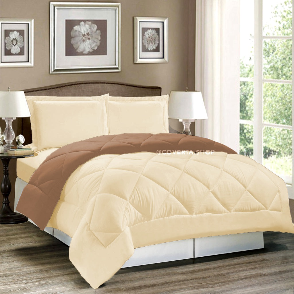 Badcover Set Aesthetic Polos Earth Tone | Bedcover Set Sprei 160x200 180x200 200x200