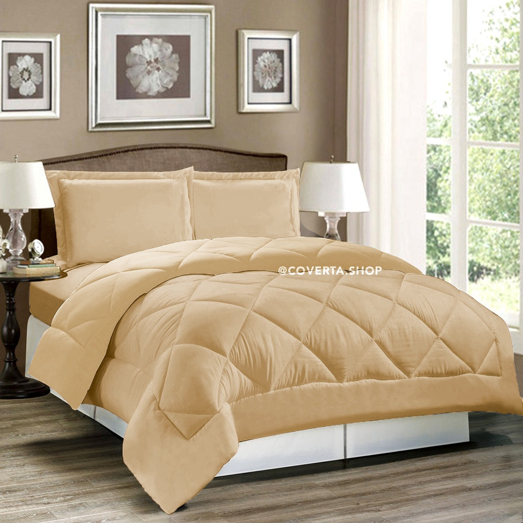 Badcover Set Aesthetic Polos Earth Tone | Bedcover Set Sprei 160x200 180x200 200x200