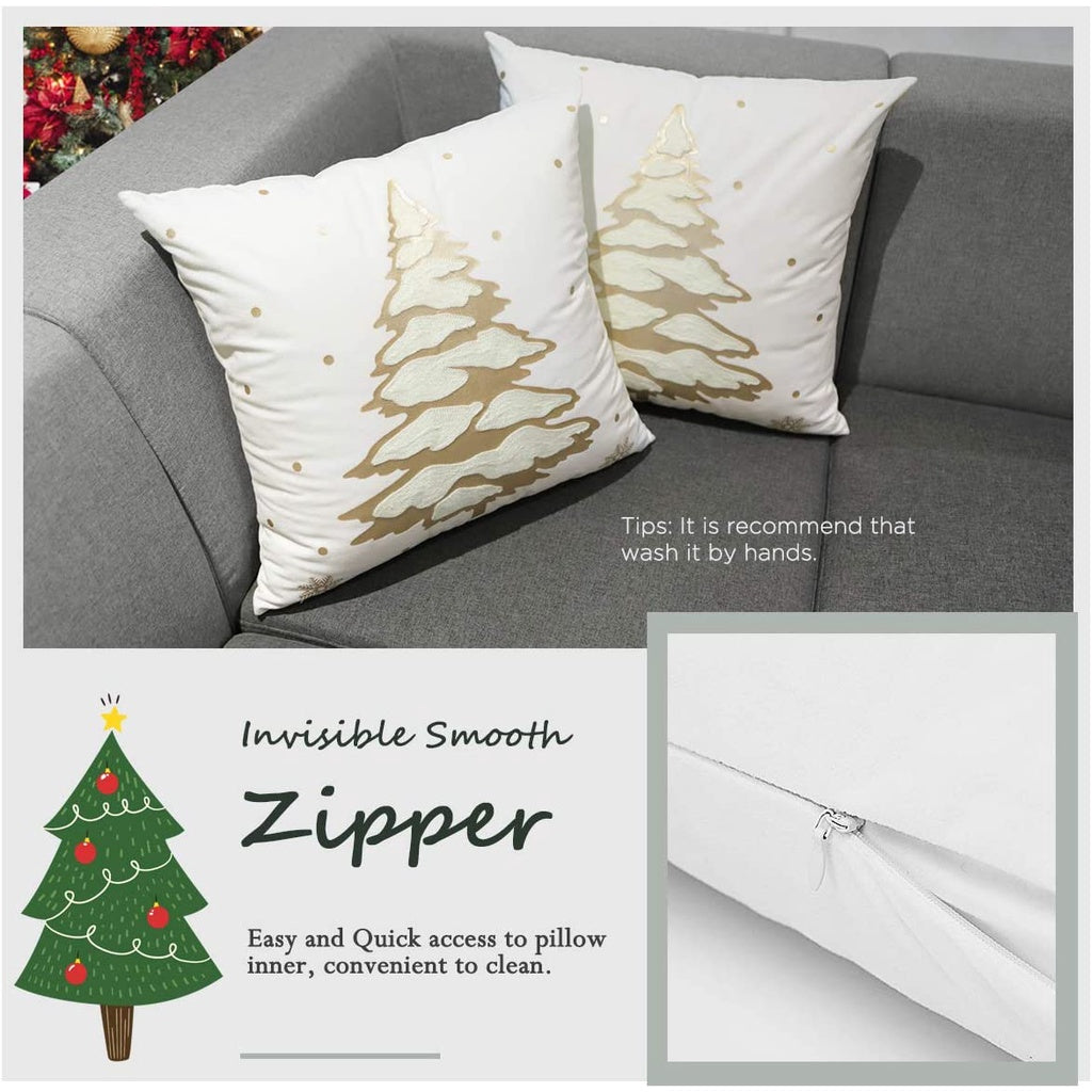 Sarung Bantal Kursi Sofa Christmas Natal - Cover Sarung Bantal 45x45 Dekorasi Natal Premium Series