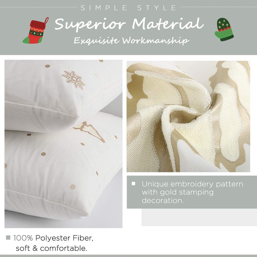 Sarung Bantal Kursi Sofa Christmas Natal - Cover Sarung Bantal 45x45 Dekorasi Natal Premium Series