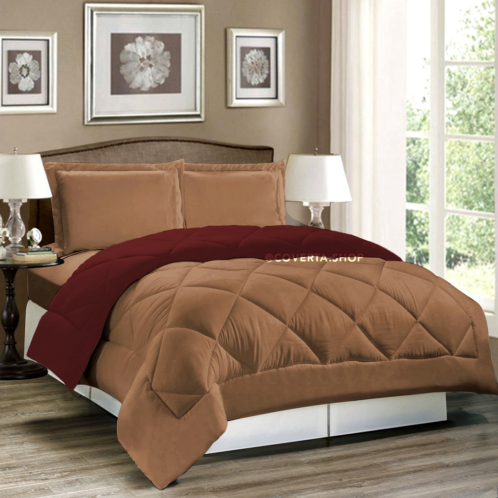 Badcover Set Aesthetic Polos Earth Tone | Bedcover Set Sprei 160x200 180x200 200x200